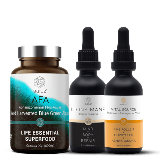 AFA Lion's Mane Vital Energy Pairing – Natural Support for Clarity, Focus & Wellness